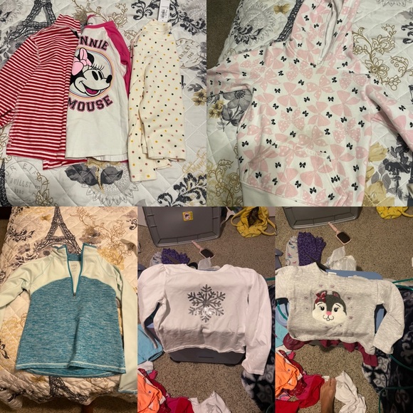 3t and 4t clothes.   Size 6-8 shoes - Picture 4 of 7